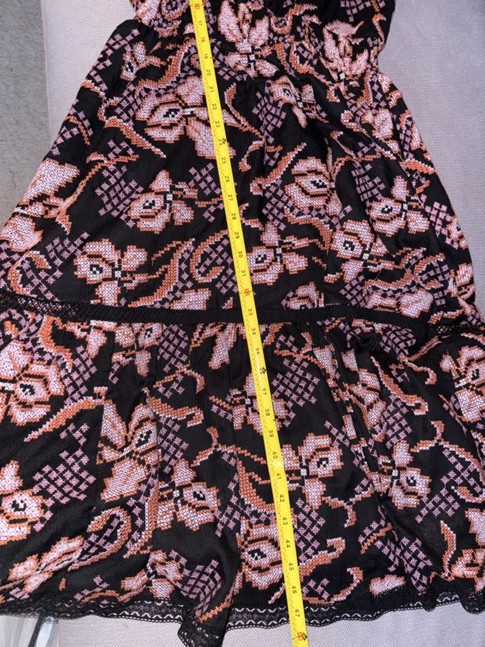 Anthropologie Embroidered Maxi Dress Size L - Picture 10 of 14